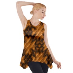 Background Texture Pattern Side Drop Tank Tunic by Celenk