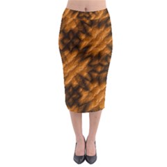 Background Texture Pattern Midi Pencil Skirt by Celenk