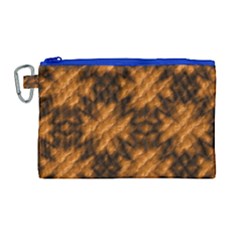 Background Texture Pattern Canvas Cosmetic Bag (large)