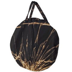 Background Abstract Structure Giant Round Zipper Tote