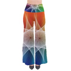 Abstract Star Pattern Structure Pants by Celenk