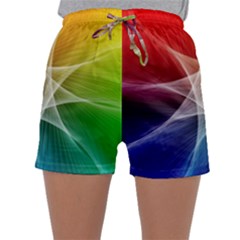 Abstract Star Pattern Structure Sleepwear Shorts