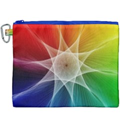 Abstract Star Pattern Structure Canvas Cosmetic Bag (xxxl)