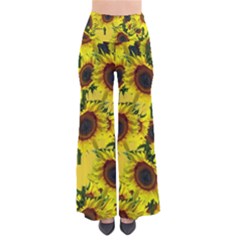 Sun Flower Pattern Background Pants by Celenk