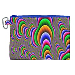 Fractal Background Pattern Color Canvas Cosmetic Bag (xl)