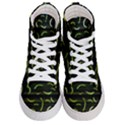 Abstract Dark Blur Texture Women s Hi-Top Skate Sneakers View1