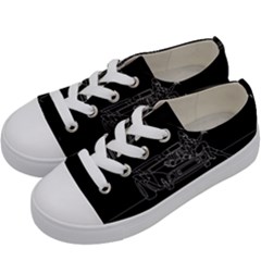 Arctic Monkeys Kids  Low Top Canvas Sneakers by Valentinaart