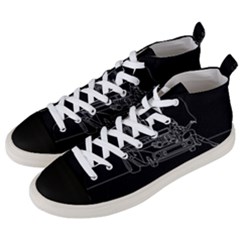 Arctic Monkeys Men s Mid-top Canvas Sneakers by Valentinaart