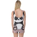 Cute Panda One Piece Boyleg Swimsuit View2