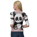 Cute Panda Quarter Sleeve Raglan Tee View2