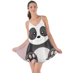 Cute Panda Love The Sun Cover Up