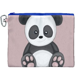 Cute Panda Canvas Cosmetic Bag (xxxl)