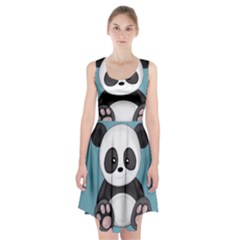 Cute Panda Racerback Midi Dress by Valentinaart