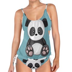 Cute Panda Tankini Set by Valentinaart