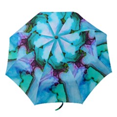 Abstract Painting Art Folding Umbrellas by Celenk