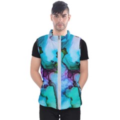 Abstract Painting Art Men s Puffer Vest