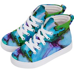 Abstract Painting Art Kid s Hi-top Skate Sneakers