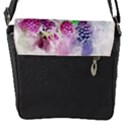 Blackberry Fruit Art Abstract Flap Messenger Bag (S) View1