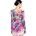 Blackberry Fruit Art Abstract Long Sleeve Bodycon Dress View2