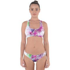 Blackberry Fruit Art Abstract Cross Back Hipster Bikini Set