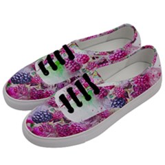 Blackberry Fruit Art Abstract Men s Classic Low Top Sneakers