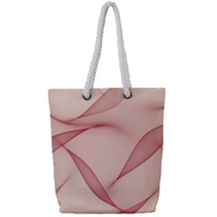 Background Light Glow Abstract Art Full Print Rope Handle Tote (small)