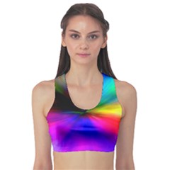 Creativity Abstract Alive Sports Bra by Celenk