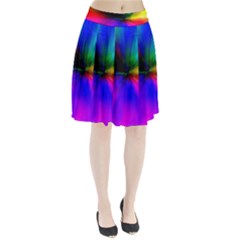 Creativity Abstract Alive Pleated Skirt by Celenk