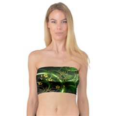 Flora Entwine Fractals Flowers Bandeau Top by Celenk