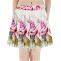 Flower Roses Art Abstract Pleated Mini Skirt View1