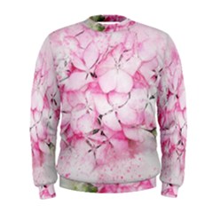 Flower Pink Art Abstract Nature Men s Sweatshirt