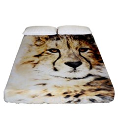 Leopard Animal Art Abstract Fitted Sheet (California King Size)