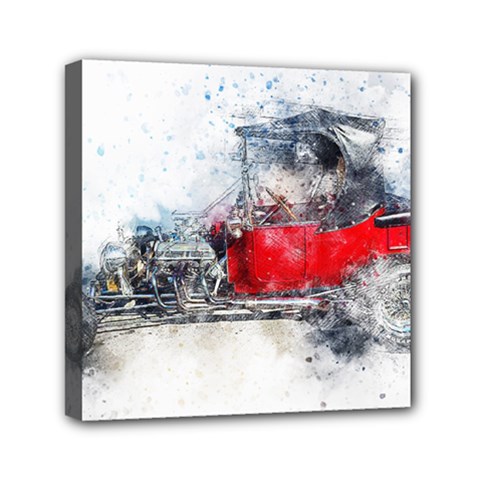 Car Old Car Art Abstract Canvas Travel Bag by Celenk