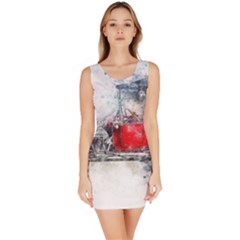 Car Old Car Art Abstract Bodycon Dress by Celenk