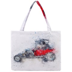 Car Old Car Art Abstract Mini Tote Bag by Celenk