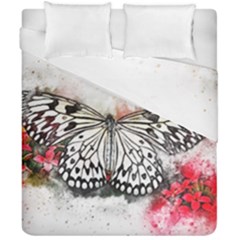 Butterfly Animal Insect Art Duvet Cover Double Side (california King Size) by Celenk