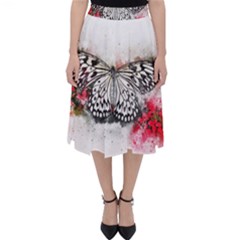 Butterfly Animal Insect Art Folding Skater Skirt