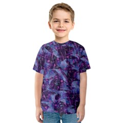 Techno Grunge Punk Kids  Sport Mesh Tee