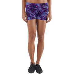 Techno Grunge Punk Yoga Shorts