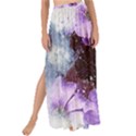 Flowers Purple Nature Art Abstract Maxi Chiffon Tie-Up Sarong View1