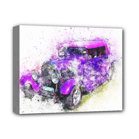 Car Old Car Art Abstract Deluxe Canvas 14  X 11  by Celenk