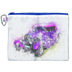 Car Old Car Art Abstract Canvas Cosmetic Bag (xxl)