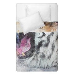 Tiger Roar Animal Art Abstract Duvet Cover Double Side (single Size) by Celenk