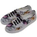 Tiger Roar Animal Art Abstract Men s Classic Low Top Sneakers View2