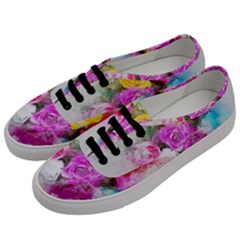 Flowers Bouquet Art Abstract Men s Classic Low Top Sneakers by Celenk