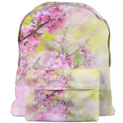 Flowers Pink Art Abstract Nature Giant Full Print Backpack