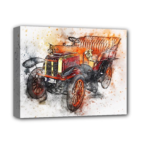 Car Old Car Art Abstract Deluxe Canvas 14  X 11  by Celenk