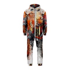 Car Old Car Art Abstract Hooded Jumpsuit (kids) by Celenk