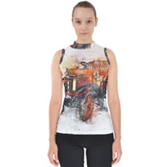 Car Old Car Art Abstract Shell Top by Celenk