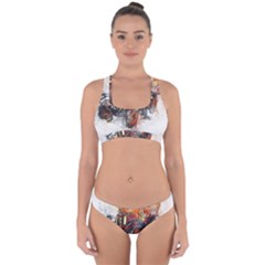 Car Old Car Art Abstract Cross Back Hipster Bikini Set by Celenk